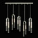 Antonia LED Linear Pendant in Silver Leaf/Brass/Smoke (48|923140412ST)
