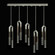 Antonia LED Linear Pendant in Silver Leaf/Brass/Charcoal (48|923140411ST)