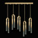 Antonia LED Linear Pendant in Gold Leaf/Nickel/No Parchment (48|923140320ST)