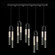 Antonia LED Linear Pendant in Black/Nickel/Smoke (48|923140122ST)