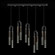 Antonia LED Linear Pendant in Black/Nickel/Charcoal (48|923140121ST)