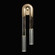 Antonia LED Wall Sconce in Soft Gold Leaf/Brass/Charcoal (48|922550511ST)