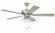 Eos Clear 4 Light 52''Ceiling Fan in Brushed Polished Nickel (46|ECF104BNK5DWWLN)