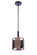 Kensey One Light Mini Pendant in Flat Black (46|59091FB)