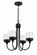 Wrenn Four Light Chandelier in Flat Black (46|58124FB)