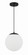 Gaze One Light Pendant in Flat Black (46|56891FBWG)
