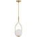 Jodo LED Pendant in Hand-Rubbed Antique Brass (268|WS5020HABWG)