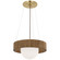 Arena LED Chandelier in Hand-Rubbed Antique Brass and White Glass (268|WS5000HABNOWG)