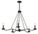 Sawyer Five Light Chandelier in Forged Iron (67|F6305FOR)