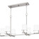 Seymour Six Light Linear Chandelier in Brushed Nickel (10|SEY636BN)