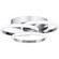 Moonan LED Flush Mount in Polished Chrome (10|PCMON1616C)