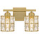 Gibson Two Light Bath in Aged Brass (10|GIB8613AB)