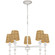 Flannery Five Light Chandelier in Antique White (10|FLA5026AWH)