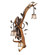 Antlers Three Light Wall Sconce in Copper Vein (57|266426)