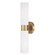 Theo Two Light Wall Sconce in Aged Brass (65|652621AD)