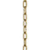 Chain 3' Extension Chain in Polished Brass (314|CHN135)