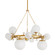 Troon 12 Light Chandelier in Antique Brass (314|89447)