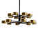 Jalen 16 Light Chandelier in Vintage Brass (314|89438)