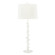 Penny One Light Table Lamp in White Gesso (314|44798246)