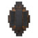 Trinidad One Light Wall Sconce in Blackened Iron (314|44325)