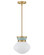 Lucy LED Pendant in Lacquered Brass (531|83607LCBSF)