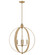 Fallon LED Chandelier in Lacquered Brass (531|83554LCBBAM)