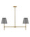 Blake LED Linear Chandelier in Lacquered Brass (531|83445LCBFY)