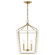 Delvin Four Light Foyer Pendant in Champagne Bronze (12|52619CPZWH)