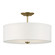 Shailene Three Light Semi Flush Mount in Natural Brass (12|43692NBR)