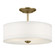 Shailene Three Light Semi Flush Mount in Natural Brass (12|43675NBR)