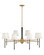 Saunders LED Chandelier in Black (13|46956BKLCB)