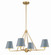Xavier Four Light Chandelier in Vibrant Gold (60|XAVB9304VGBL)