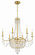 Haywood Nine Light Chandelier in Aged Brass (60|HWD7709AG)