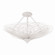 Doral Six Light Semi Flush Mount in Matte White (60|DORB7706MTCEILING)