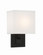 Brent One Light Wall Sconce in Black Forged (60|BREA3632BF)