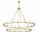 Aragon LED Chandelier in Soft Brass (60|ARA10269SBST)