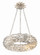 Broche LED Chandelier in Antique Silver (60|535SA)