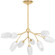 Aldean Nine Light Chandelier in Vintage Gold Leaf (67|F2134VGL)
