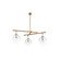 Wade Three Light Chandelier in Patina Brass (67|F1059PBR)