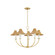 Twila Five Light Chandelier in Vintage Gold Leaf (428|H868805VGL)