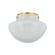 Lilou One Light Flush Mount in Aged Brass (428|H863501AGB)