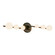 Cypress LED Vanity in Black/Opal Glass (347|VL55529BKOP)