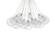 Bolla LED Chandelier in Opal Glass (347|CH3128OP)