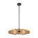 Lanai LED Chandelier in Black/Opal Glass (347|CH20625BKOP)