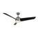 Thalia 54''Ceiling Fan in Brushed Nickel/Matte Black (347|CF91954BNMB)