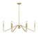 Kennedy BCB Six Light Linear Pendant in Brushed Champagne Bronze (62|3690LPBCB)
