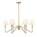 Kennedy BCB Six Light Chandelier in Brushed Champagne Bronze (62|36906BCBIL)