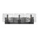 Aenon Three Light Bath Vanity in Matte Black (62|3164BA3BLKHWG)