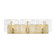 Aenon Three Light Bath Vanity in Brushed Champagne Brass (62|3164BA3BCBHWG)