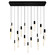 Greta LED Chandelier in Black (401|1589P4817101RC)